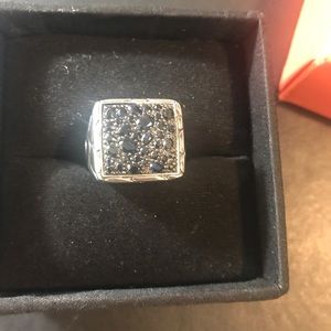 John Hardy Black Sapphire Kali size 10 men’s ring